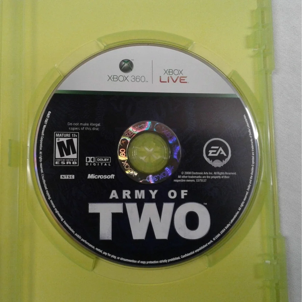 Army Of Two - Microsoft Xbox 360 Video Game